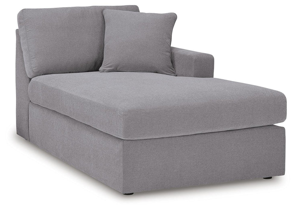 Signature Design Granite 6-Piece Sectional with Chaise and Storage Console