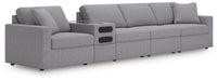 Signature Design Granite 5-Piece Sectional