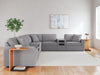 Signature Design Granite 8-Piece Sectional with Audio Consoles