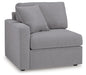 Signature Design Granite 8-Piece Sectional with Audio and Storage Consoles