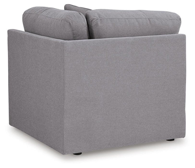 Signature Design Granite 4-Piece Sectional with Chaise