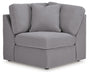 Signature Design Granite 6-Piece Sectional with Chaise and Storage Console