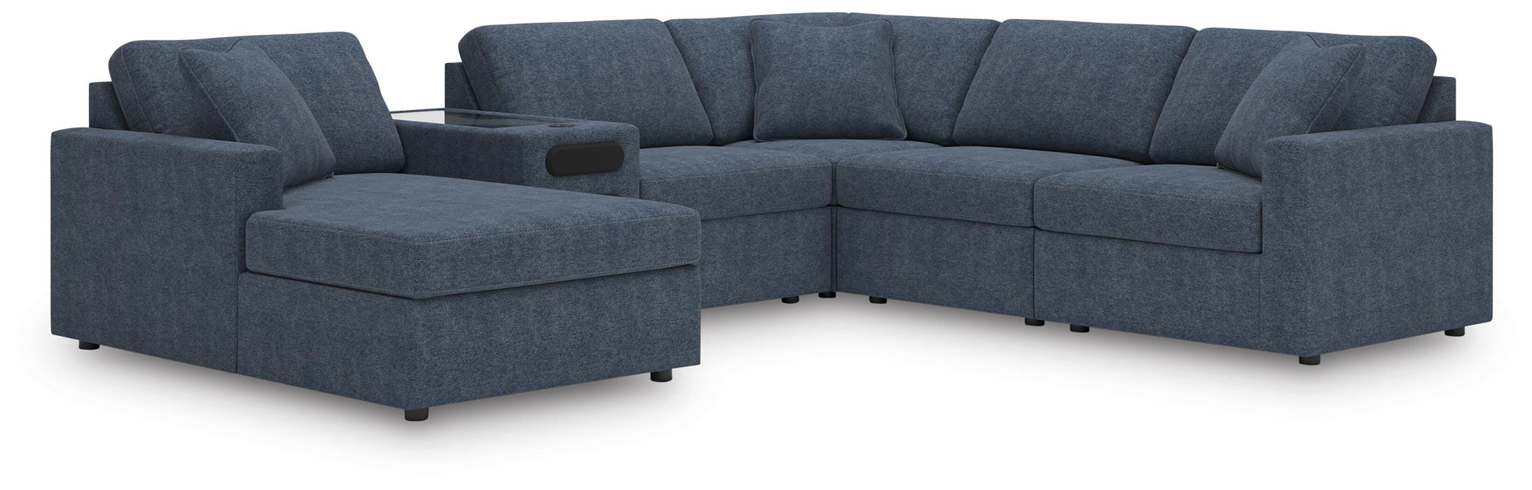 6-Piece Sectional with Audio System and Chaise