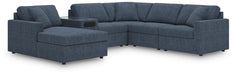 6-Piece Sectional with Audio System and Chaise