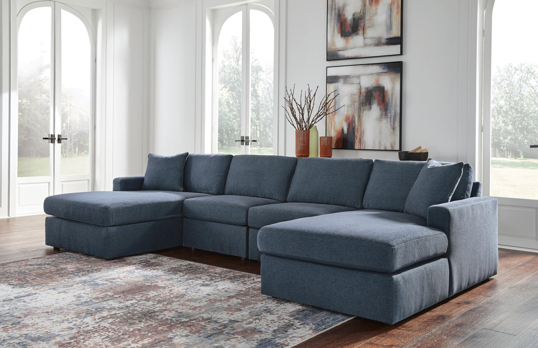 4-Piece Double Chaise Sectional