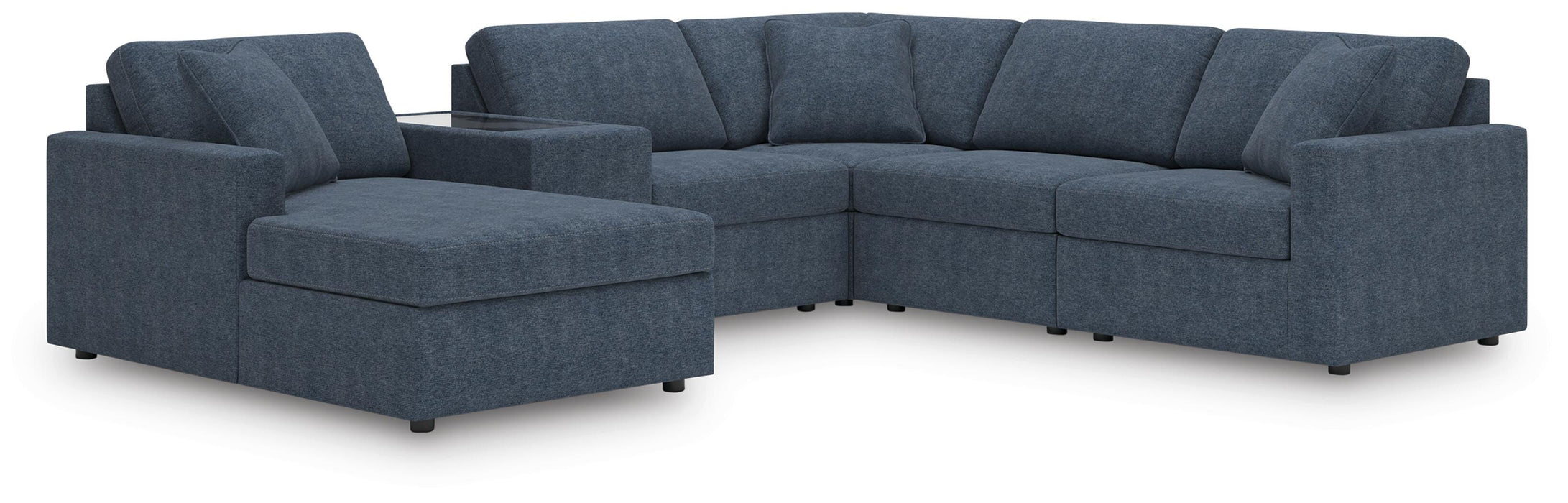 Signature Design Ink 6-Piece Sectional with Chaise
