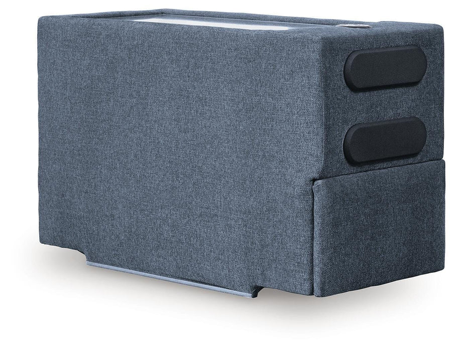 4-Piece Sectional with Chaise and Audio Console