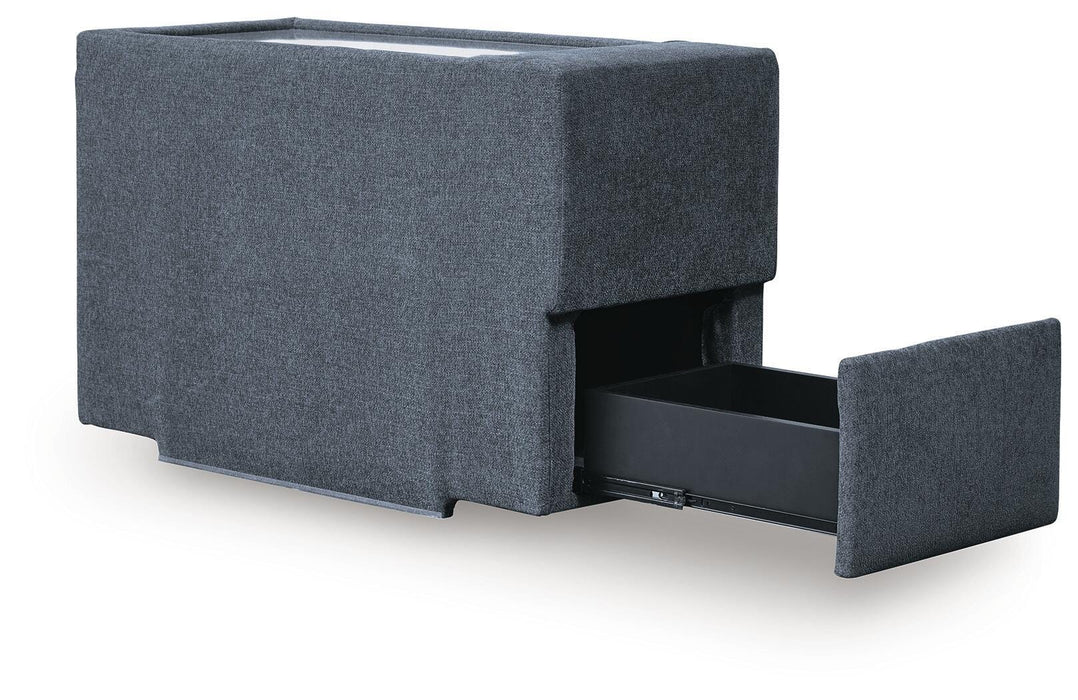 Signature Design Ink 5-Piece Sectional with Audio System