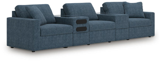 Signature Design Ink 5-Piece Sectional with Audio System