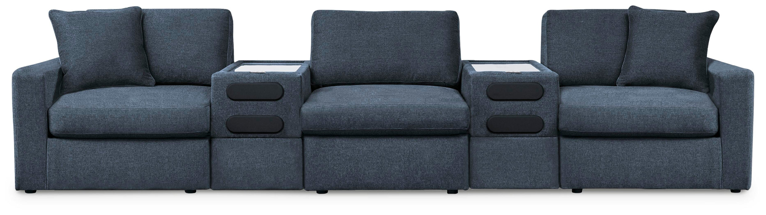 5-Piece Sectional with Audio Consoles