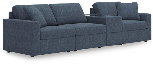 Signature Design Ink 4-Piece Sectional with Storage Console