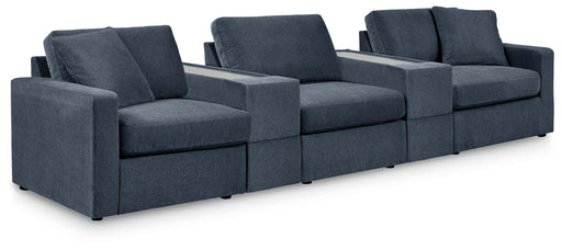 Signature Design Ink 5-Piece Sectional with Storage Consoles