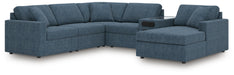 6-Piece Sectional with Audio System and Chaise