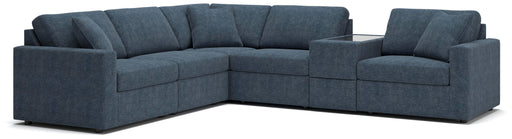 Signature Design Ink 6-Piece Sectional with Storage Console