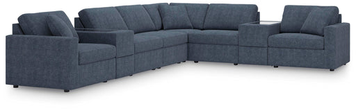 Signature Design Ink 8-Piece Sectional with Storage Consoles