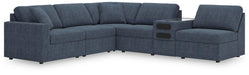 6-Piece Sectional with Audio Console