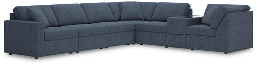 Signature Design Ink 7-Piece Sectional with Storage Console