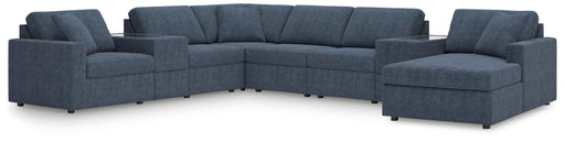 Signature Design Ink 8-Piece Sectional with Chaise and Storage Consoles