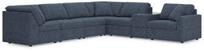 Signature Design Ink 7-Piece Sectional with Storage Console