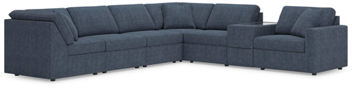 Signature Design Ink 7-Piece Sectional with Storage Console