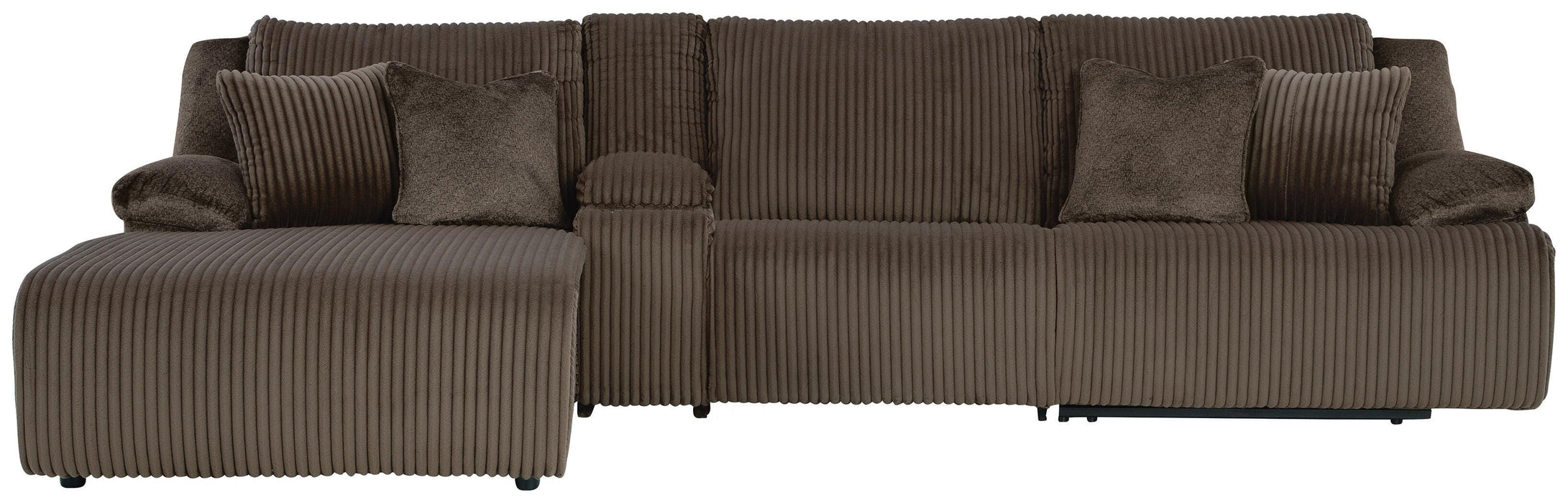 4-Piece Reclining Sectional with Chaise