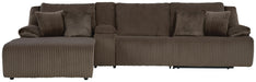 4-Piece Reclining Sectional with Chaise
