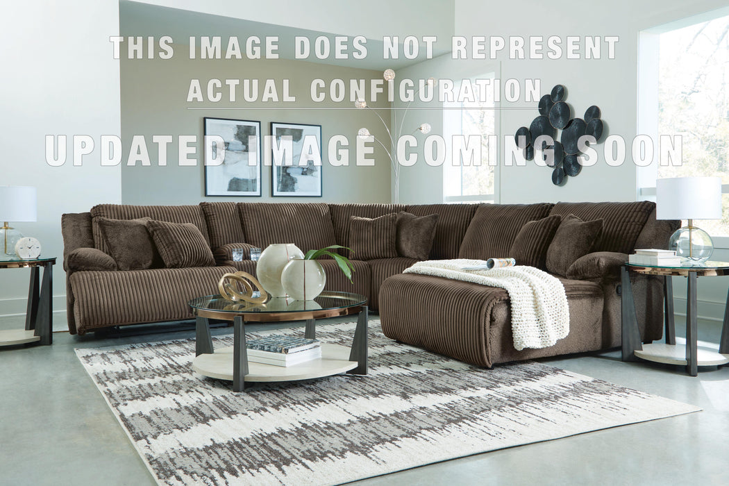 4-Piece Power Reclining Sectional with Chaise
