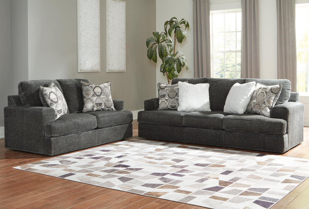 Karinne Smoke Karinne Sofa and Loveseat