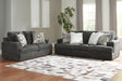 Karinne Smoke Karinne Sofa and Loveseat