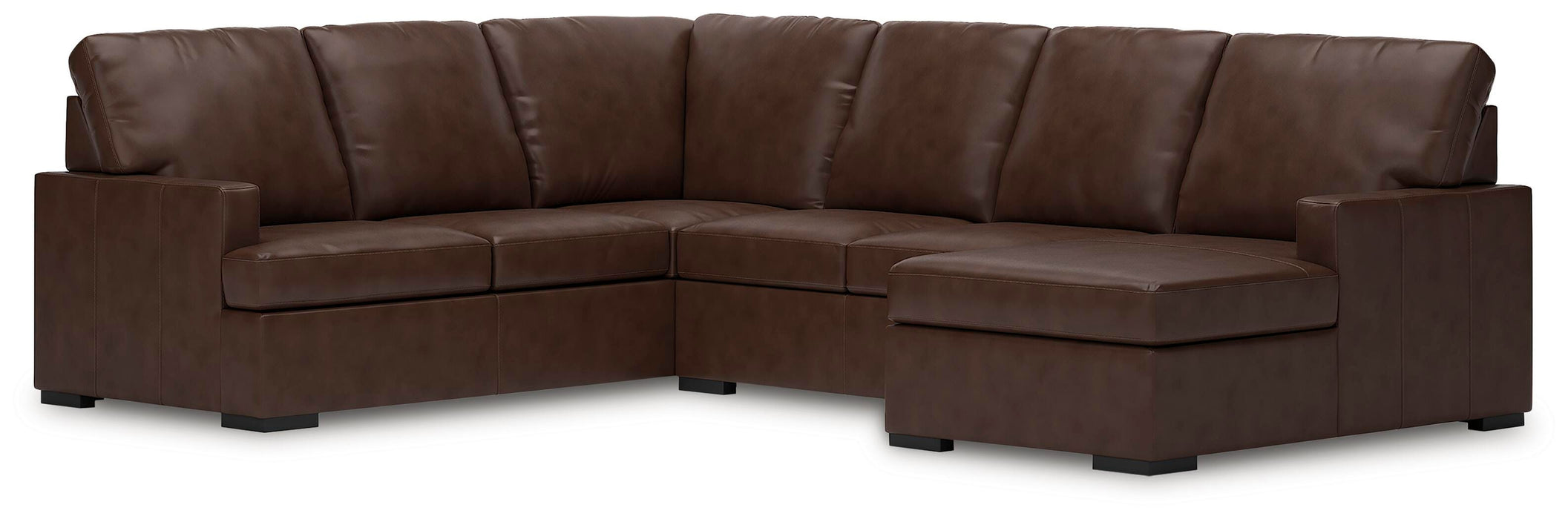 Modern Day Coffee 3-Piece Sectional with Chaise