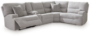 5-Piece Power Reclining Sectional with Storage Console