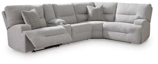 5-Piece Power Reclining Sectional with Storage Console