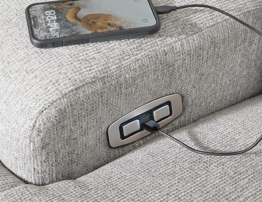 5-Piece Power Reclining Sectional with Storage Console