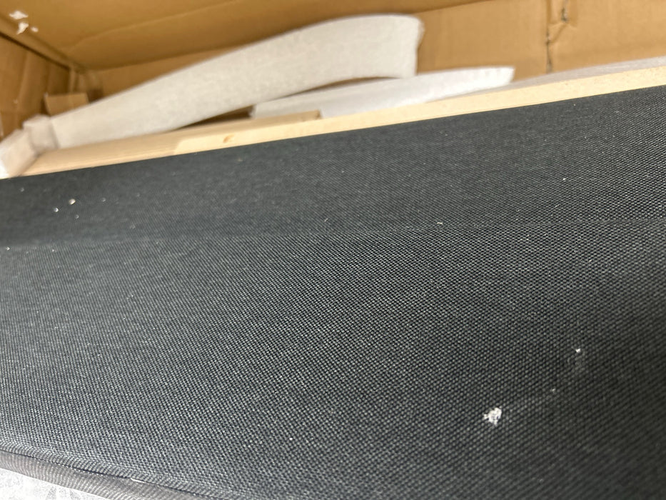 Upholstered Daybed with Trundle, Twin Size Bed Frame with 3 Storrage Drawers or Boys Girls Bedroom (Grey) 2 Boxes - new