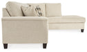 Abinger Natural Abinger 2-Piece Sleeper Sectional with Chaise
