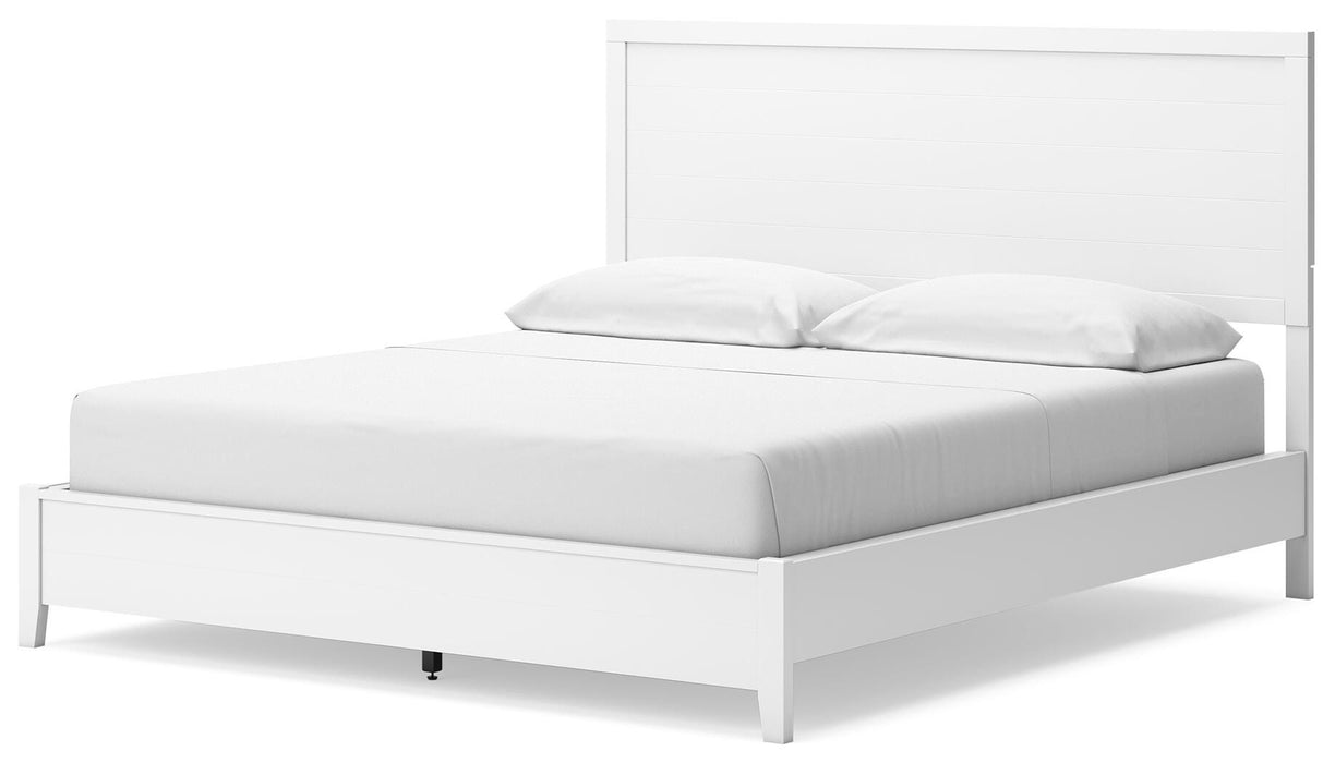 Binterglen White Binterglen California King Panel Bed