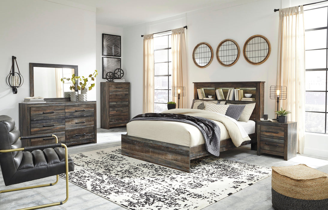 Drystan Multi Drystan Queen Bookcase Bed