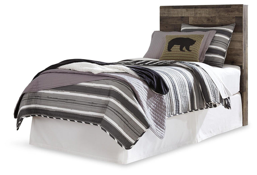 Derekson Multi Gray Twin Panel Headboard