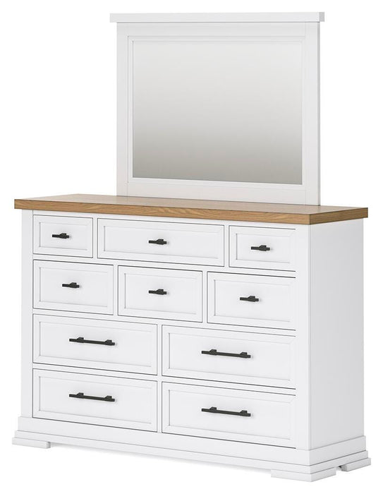 Ashbryn White/Natural Bedroom Furniture Pieces