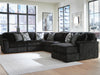 6-Piece Sectional with Chaise