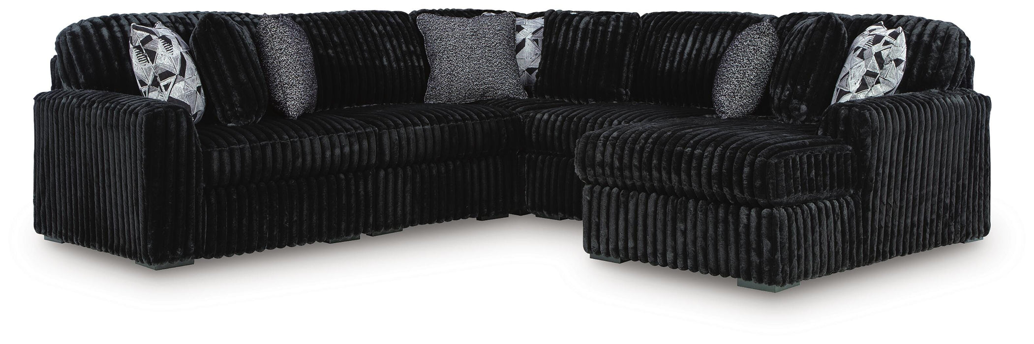 5-Piece Sectional with Chaise