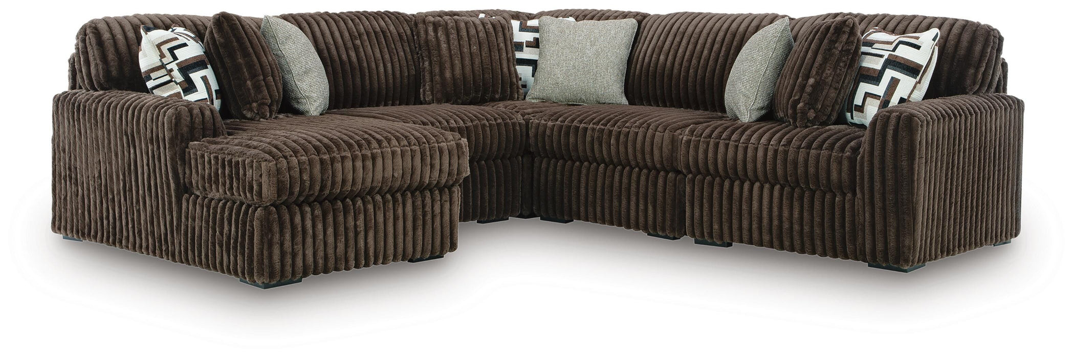 5-Piece Sectional with Chaise