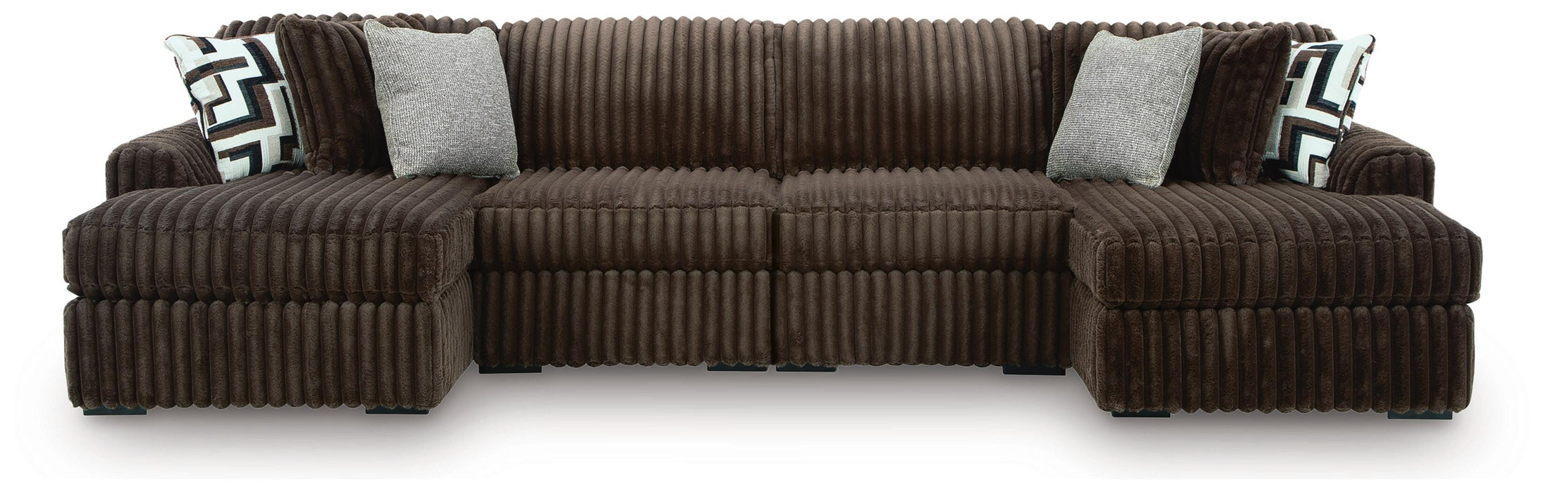 4-Piece Double Chaise Sectional