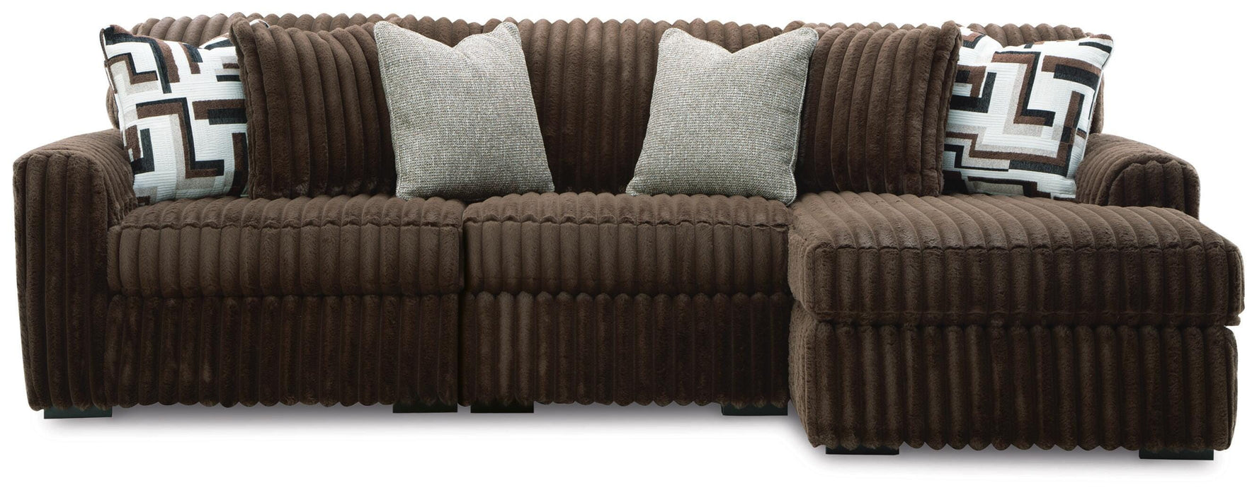 3-Piece Sectional with Chaise