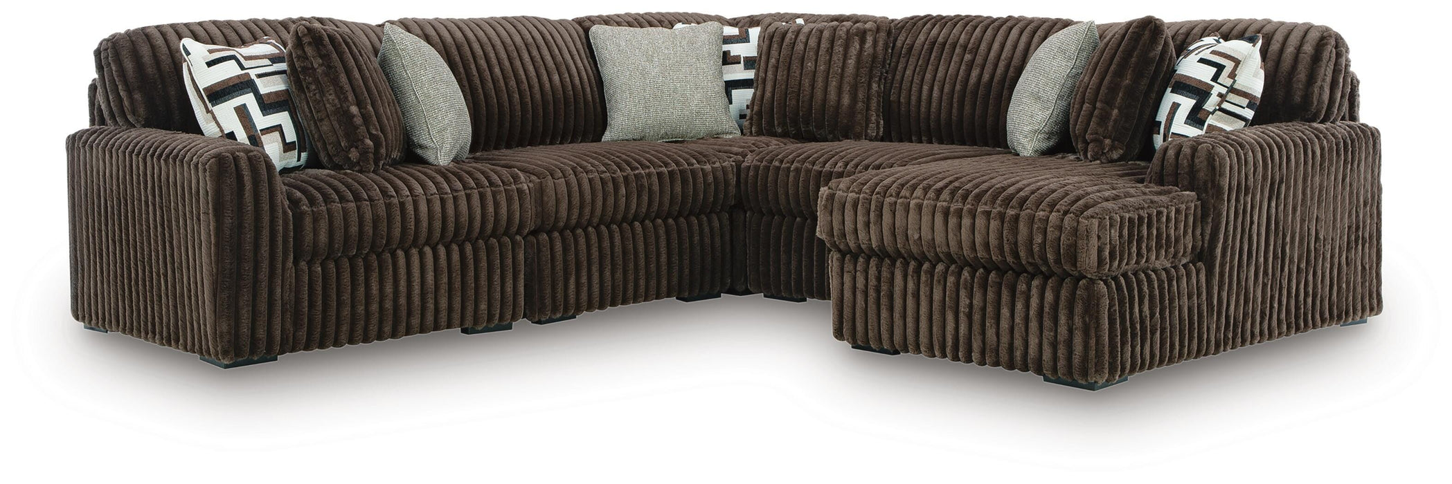 5-Piece Sectional with Chaise