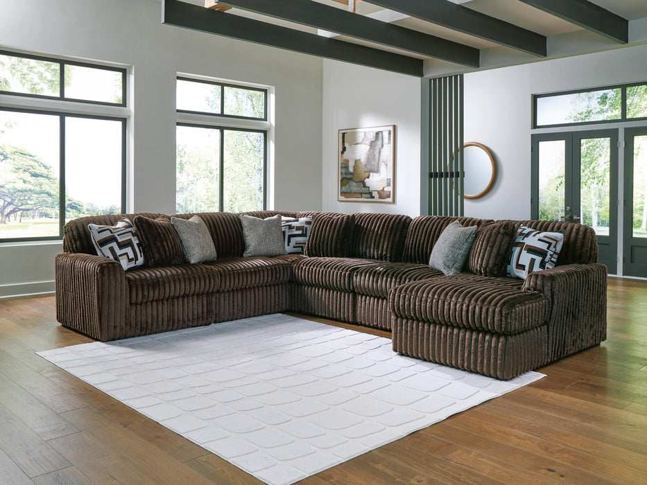 6-Piece Sectional with Chaise