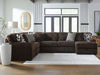 4-Piece Sectional with Chaise