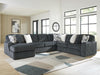 4-Piece Sectional with Chaise