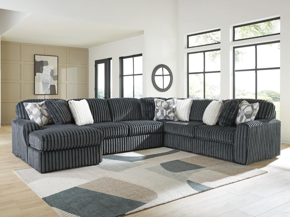 4-Piece Sectional with Chaise