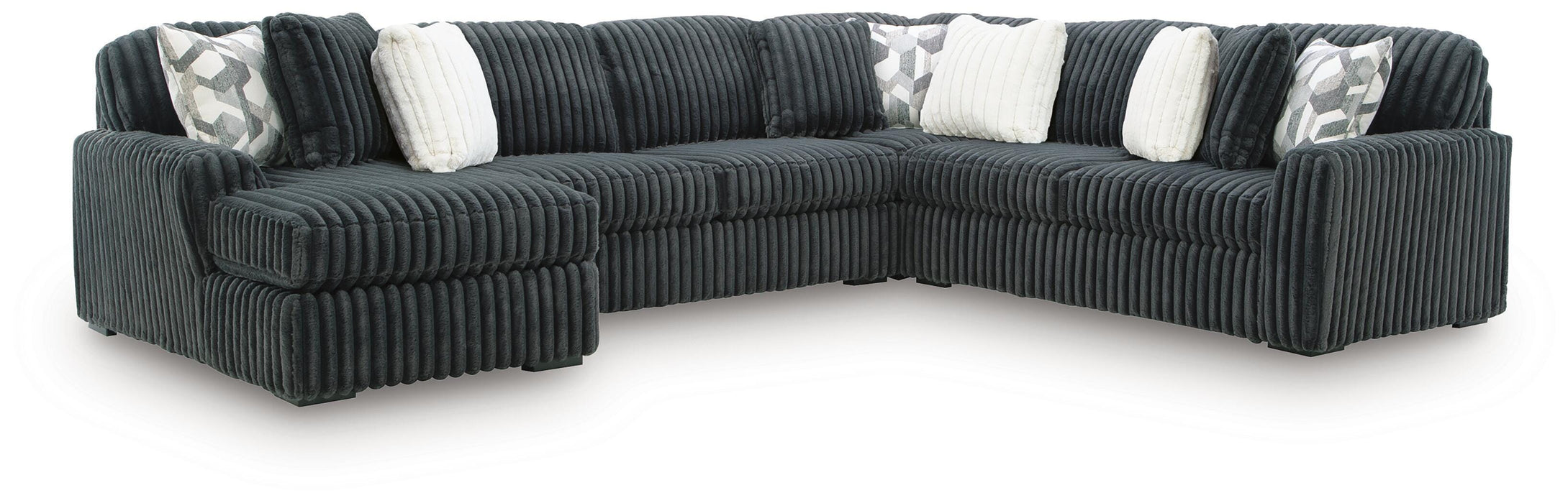 4-Piece Sectional with Chaise